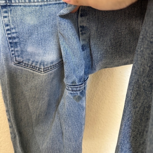 New York Jeans Vintage Light Medium Wash High Waisted Rise Mom Jeans Denim Slim - Picture 12 of 12